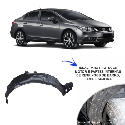 Parabarro - Honda Civic 2007/2011 - Dianteiro / Direito