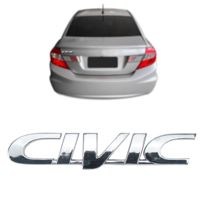 Emblema 'CIVIC' - Honda Civic 1997/2000 - Cromado