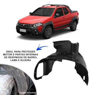 Parabarro - Fiat Strada (Inc. Weekend e Adventure) 2013/2018 - Dianteiro / Esquerdo