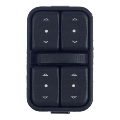 Interruptor Do Vidro Elétrico - Chevrolet Celta 2012/2015 / Agile 2009/2015 - Quádruplo / Dianteiro Esquerdo (Motorista)