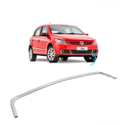Aplique Grade Para-choque Inferior Vw Gol G5 2008 A 2012 Cromado