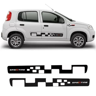 Faixa Decorativa Adesiva 'SPORTING' - Fiat Uno Sporting 2011/2018