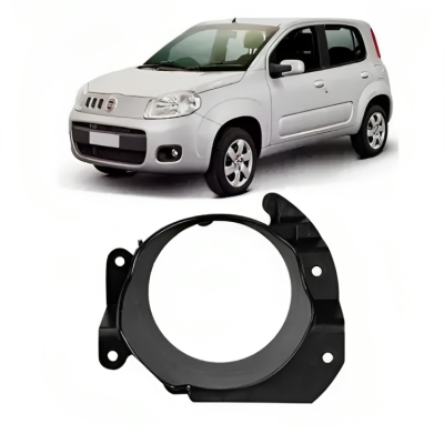 Suporte Do Farol Auxiliar - Fiat Uno Vivace 2010/2016 - Lado Esquerdo (Motorista)