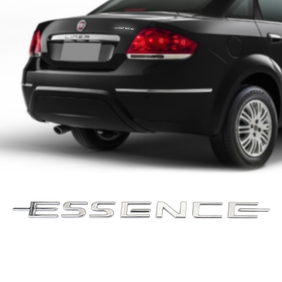 Emblema 'ESSENCE' - Família Fiat - Cromado