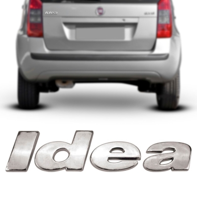 Emblema 'Idea' - Fiat Idea 2006/2016 - Cromado