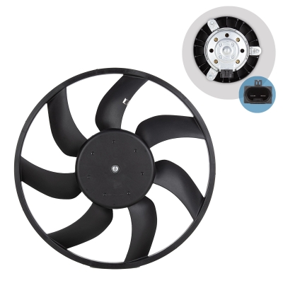 Eletroventilador - Fiat Uno 2010/2016 / Palio (1.0 e 1.4) 2012/2017 / Grand Siena (1.4) Após 2013 - 7 Pás / Com Ar Condicionado / Modelo Valeo