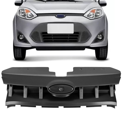 Grade Frontal Do Radiador - Ford Fiesta (Hatch e Sedan) 2010/2014 - Preta / Modelo Original