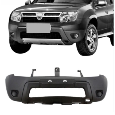 Parachoque Renault Duster 2011 Á 2015 Dianteiro Preto Liso Sem Farol