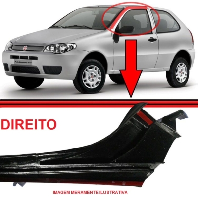 Friso Teto 2 Portas Palio 1996 A 2011 Direito Pingadeira - Autotravi