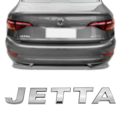 Emblema 'JETTA' - Volkswagen Jetta 2010/2014 - Cromado