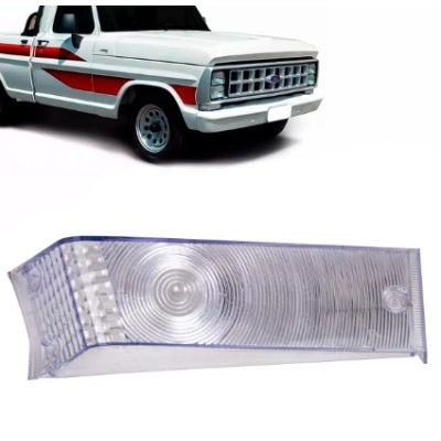 Lente Da Lanterna Dianteira F1000 1984 A 1991 Cristal Lado Esquerdo