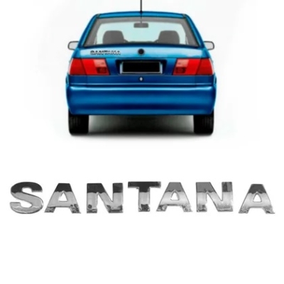 Emblema 'SANTANA' - Volkswagen Santana 1999/2006 - Cromado