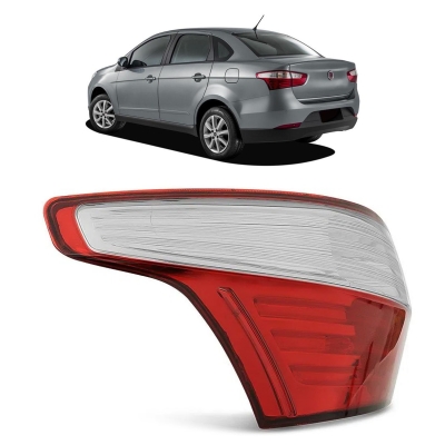 Lanterna Traseira Acrílica (Canto) | Fiat Grand Siena 2012/2020 - Lado Esquerdo