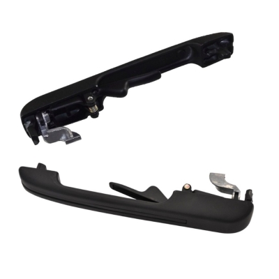 Maçaneta Externa - Volkswagen Santana / Quantum 1992/1998 - Friso Preto / Metal / Traseira / Direito