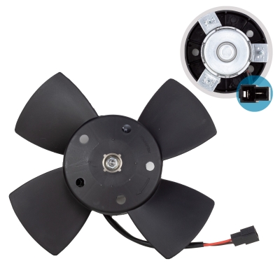 Eletroventilador - Fiat Uno Mille / Elba / Prêmio / Fiorino 1981/2013 (1.0, 1.3 e 1.6) - 4 Pás / Sem Ar Condicionado