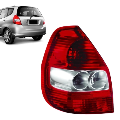 Lanterna Traseira - Honda Fit 2003/2008 - Acrilica Bicolor Lado Esquerdo