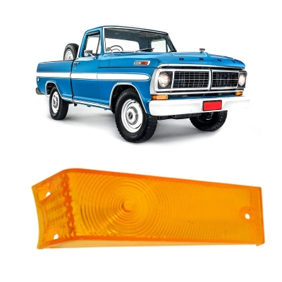 Lente Ambar Da Lanterna Dianteira Do Ford F100, Ff350, F1000 - 1984/1991 - Lado Direito.