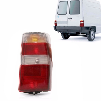 Lanterna Ambar Bicolor Com Cupla Traseira Do Fiat Fiorino - 2004/2013 - Lado Direito.