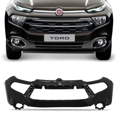 Parachoque - Fiat Toro 2016/2023 - Dianteiro / Preto / Liso / Superior