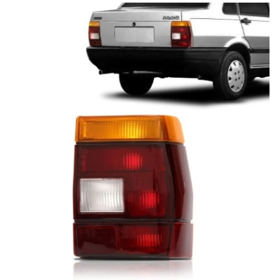 Lanterna Traseira Fiat Premio 1985 A 1994 Acrilica Tricolor Lado Direito