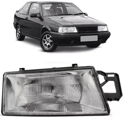 Farol Para O Fiat Tempra De 1991 Até 1996 | Com Soquete H4 - Lado Direito