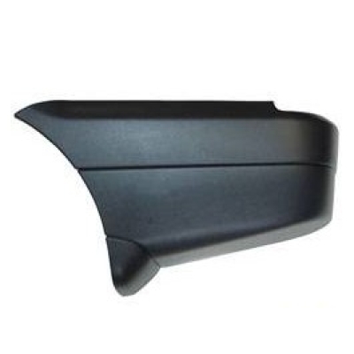 Ponteira Do Parachoque Traseiro Strada 1998 Até 2004 Preta Lado Esquerdo