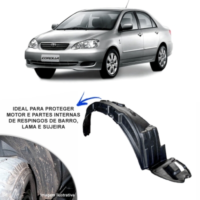 Parabarro - Toyota Corolla 2002/2007 - Dianteiro / Esquerdo