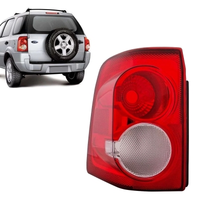 Lanterna Traseira - Ford Ecosport 2008/2012 - Acrilica Bicolor Lado Esquerdo