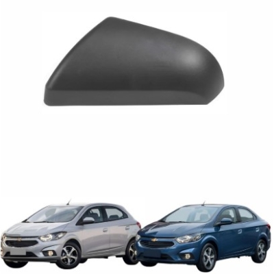 Capa Retrovisor Onix 2013 A 2019 Lisa Lado Esquerdo