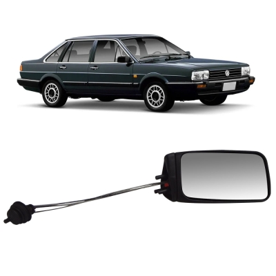 Retrovisor Externo - Volkswagen Santana / Quantum 1985/1991 - Duas Portas e Quatro Portas / Com Controle / Direito (Carona)