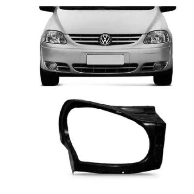 Painel Dianteiro - Volkswagen Fox 2004/2009 - Lateral / Alojamento Do Farol Direito (Carona)