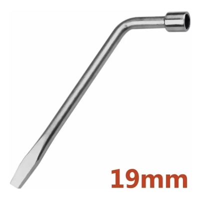 Chave De Roda [L] - 19mm - Com Espatula (Aço Galvanizado).