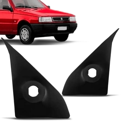 Acabamento Interno Do Retrovisor - Fiat Uno Fire 2000/2003 - Quatro Portas / Com Furo / Direito