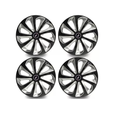 Calotas Esportiva Preto E Prata 14 Velox