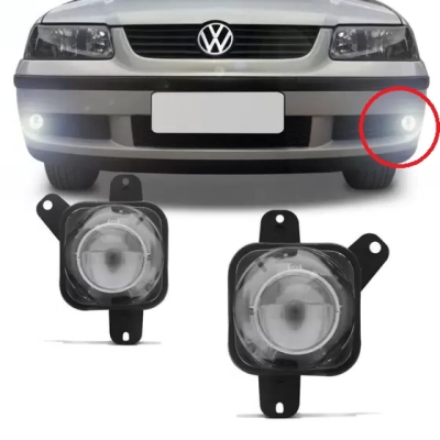 Farol Auxiliar - Volkswagen Gol / Parati / Saveiro 1999/2003 (G3) - Lado Esquerdo