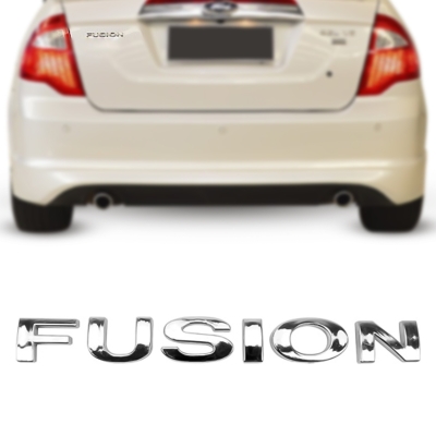 Emblema 'FUSION' - Ford Fusion 2006/2012 - Cromado