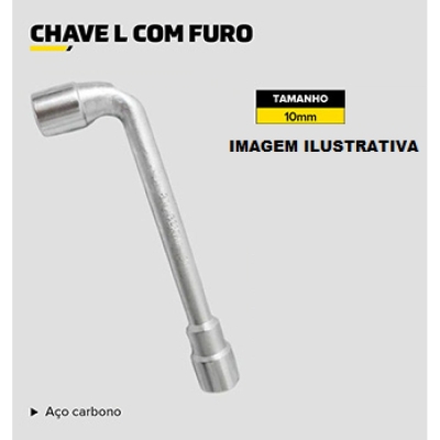 Chave L - 10 MM