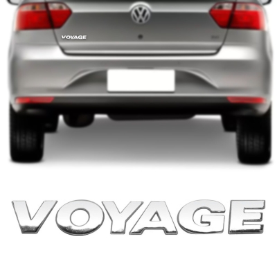 Emblema 'VOYAGE' - Volkswagen Voyage (G5, G6 e G7) 2013/2020 - Cromado