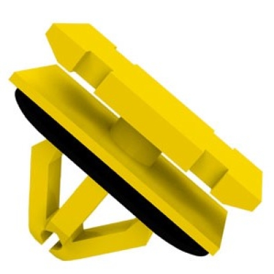 Grampo Da Moldura Caçamba Fiat Strada 2020 A 2021 Moldura Do Paralama Pulse 2021 A 2022/ Strada 2020 A 2022 Amarelo Com Borracha
