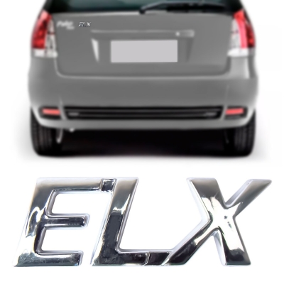 Emblema 'ELX' - Fiat Palio ELX / Siena ELX 2000/2010 - Cromado