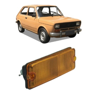 Lanterna Dianteira Fiat 147 1976 A 1979 Âmbar Lado Direito