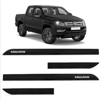 Friso Lateral Personalizado Amarok 2010 Preto Mystic