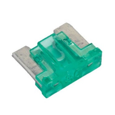 Fusível Lâmina - Uso Universal - Curto / Mini Elemento / 30 Ampères - (Verde) - (Unidade).