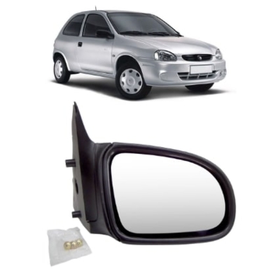 Retrovisor Externo Gm Corsa/ Wagon/ Wind 94/02 Pickup 95/03 Corsa Classic 95/16 2/4 Portas Fixo Lado Direito