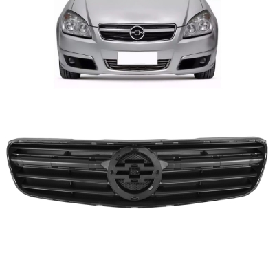 Grade Frontal Do Radiador - Chevrolet Vectra 2006/2008 - Preta / Sem Friso / Modelo Original