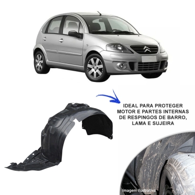 Parabarro - Citroen C3 2003/2012 - Dianteiro / Direito