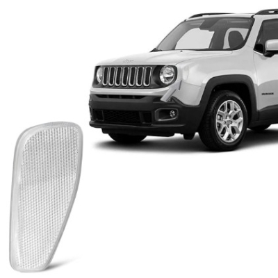 Lanterna Do Paralama Dianteiro Jeep Renegade Após 2015 Refletiva Acrílica Cristal Lado Esquerdo