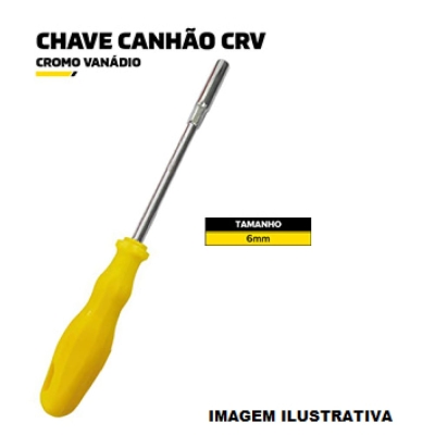 Chave Canhão Longa - 06 MM