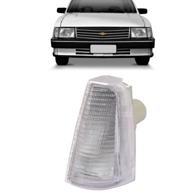 Lanterna Cristal Dianteira Do Gm Chevette, Chevy, Marajo (Modelo Arteb) - 1983/1993 - Lado Esquerdo.