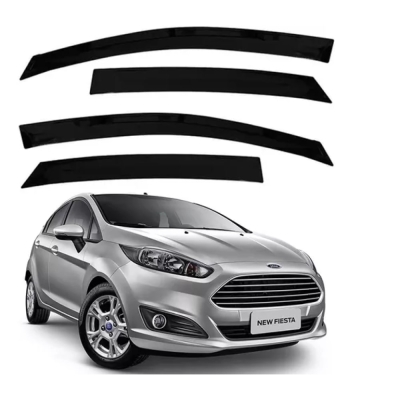 Calha De Chuva Para O Ford New Fiesta Hatch - 4 Portas